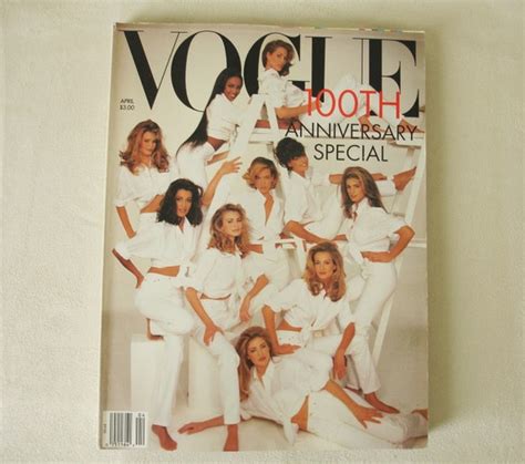 vogue 100 year anniversary versace